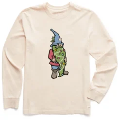 Men's Gnome Tree Beard Long Sleeve Crusher Tee