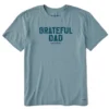 Men's Grateful Dad Tie DyeCrusher Tee