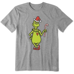 Men's Greetings From Who-VilleCrusher Tee -One Family Clothing Mens Greetings From WhoVille Short Sleeve Crusher Tee 87503 3 lg