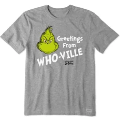 Men's Greetings From Who-Ville GrinchCrusher Tee