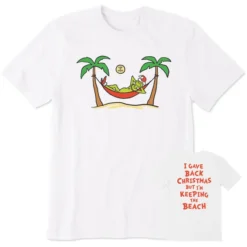 Men's Grinch Gave Back Christmas BeachCrusher Tee