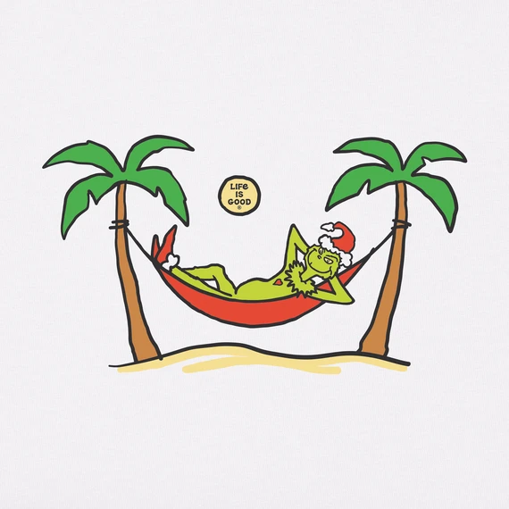 Men's Grinch Gave Back Christmas BeachCrusher Tee 2 Men's Grinch Gave Back Christmas BeachCrusher Tee - Image 2