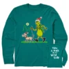 Men's Grinch And Max Wild Side Long Sleeve Crusher Tee