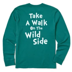 Men's Grinch And Max Wild Side Long Sleeve Crusher Tee -One Family Clothing Mens Grinch and Max Wild Side Long Sleeve Crusher Tee 83037 4 lg