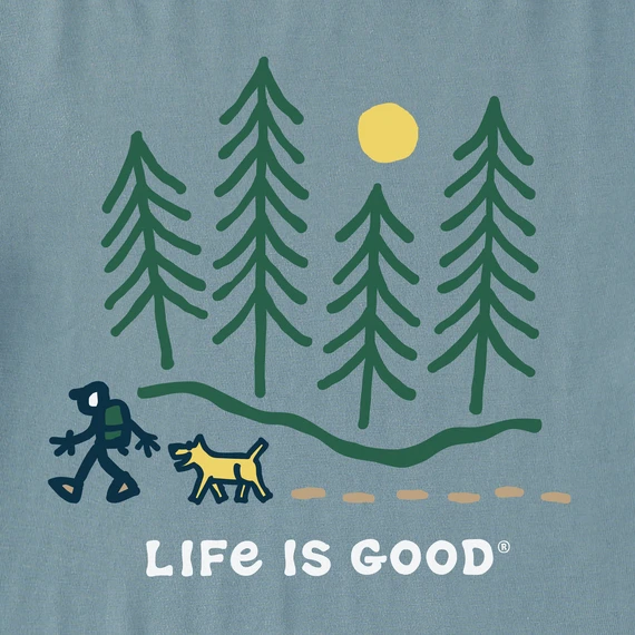 Men's Hiking Through The WoodsCrusher Tee 2 Men's Hiking Through The WoodsCrusher Tee - Image 2