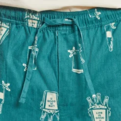 Men's Hoppy Holidays Pattern Classic Sleep Pant -One Family Clothing Mens Hoppy Holidays Pattern Classic Sleep Pant 80634 3 lg