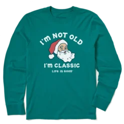 Men's I'm Classic Santa Long Sleeve Crusher Tee