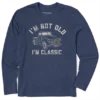Men's I'm Classic Wreath Truck Long Sleeve Crusher Tee