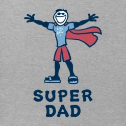 Men's Jake Super Dad Crusher Tee -One Family Clothing Mens Jake Super Dad Crusher Tee 75080 2 lg