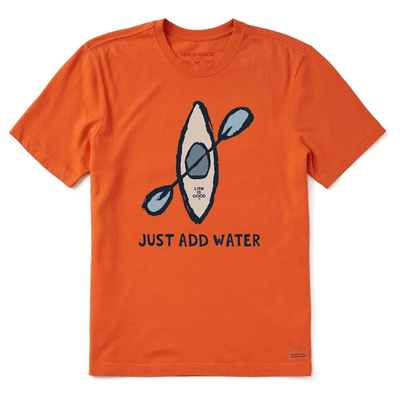 Men's Just Add Water KayakCrusher-LITE Tee 1 Men's Just Add Water KayakCrusher-LITE Tee