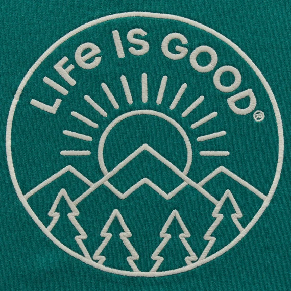 Men's LIG Mountain Sunrise Simply True Fleece Crew 2 Men's LIG Mountain Sunrise Simply True Fleece Crew - Image 2