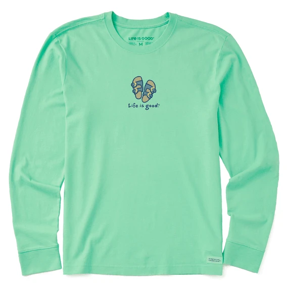 Men's LIG Sandals Long Sleeve Crusher-LITE Tee 1 Men's LIG Sandals Long Sleeve Crusher-LITE Tee