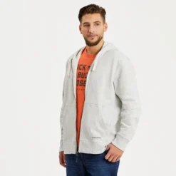 Men's LIG Wordmark Stack Simply True Fleece Zip Hoodie -One Family Clothing Mens LIG Wordmark Stack Simply True Fleece Zip Hoodie 80932 3 lg