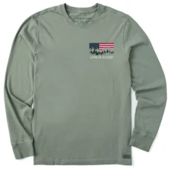 Men's Land That I Love Flag Long Sleeve Crusher Tee 11 Men's Land That I Love Flag Long Sleeve Crusher Tee -One Family Clothing Mens Land that I Love Flag Long Sleeve Crusher Tee 80790 6 lg