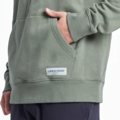 Men's Life Isn't Perfect Mountains Simply True Fleece Hoodie -One Family Clothing Mens Life Isnt Perfect Mountains Simply True Fleece Hoodie 89607 4 lg