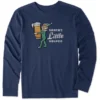 Men's Little Helper Long Sleeve Crusher Tee