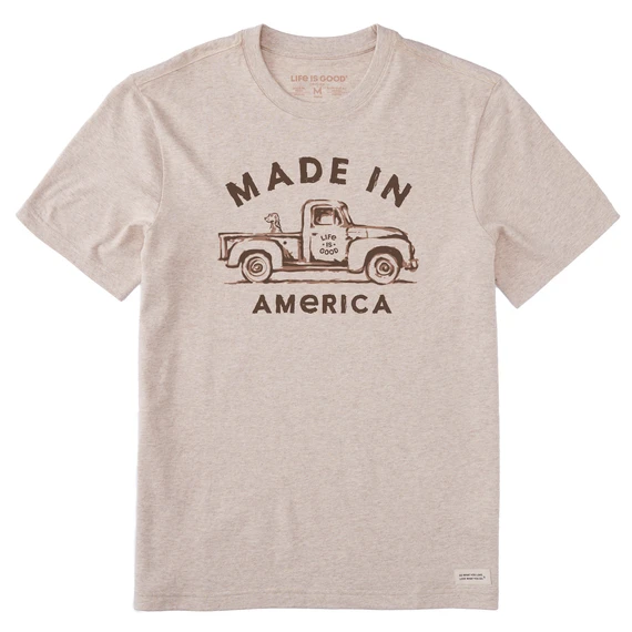 Men's Made In America Pickup DogCrusher-LITE Tee 1 Men's Made In America Pickup DogCrusher-LITE Tee