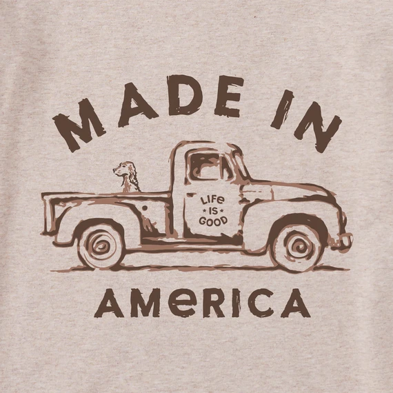 Men's Made In America Pickup DogCrusher-LITE Tee 2 Men's Made In America Pickup DogCrusher-LITE Tee - Image 2