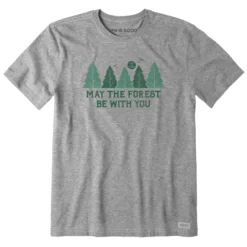 Men's May The Forest Be With YouCrusher Tee