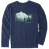 Men's Nighttime Solitude Long Sleeve Crusher Tee