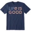 Men's Patriotic Life Is GoodCrusher Tee