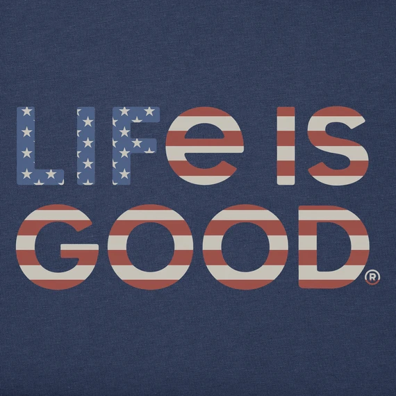 Men's Patriotic Life Is GoodCrusher Tee 2 Men's Patriotic Life Is GoodCrusher Tee - Image 2