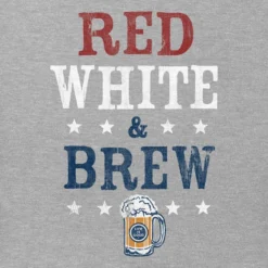 Men's Red, White, & Brew Long Sleeve Crusher-LITE Tee -One Family Clothing Mens Red White Brew Long Sleeve CrusherLITE Tee 77486 2 lg