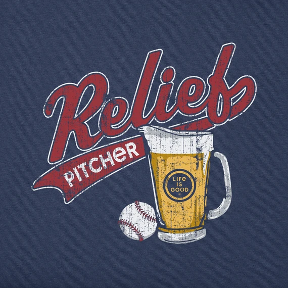 Men's Relief PitcherCrusher-LITE Tee 2 Men's Relief PitcherCrusher-LITE Tee - Image 2