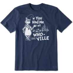 Men's Retro Grinch Had Me At Who-VilleCrusher Tee