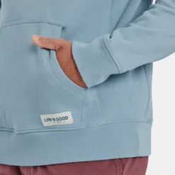 Men's Retro Mountains Simply True Fleece Hoodie -One Family Clothing Mens Retro Mountains Simply True Fleece Hoodie 80924 3 lg