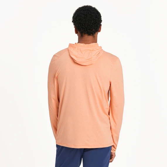 Men's Smooth Sailing Long Sleeve Active Hooded Tee 3 Men's Smooth Sailing Long Sleeve Active Hooded Tee - Image 3