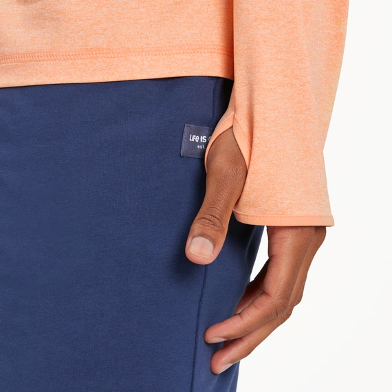 Men's Smooth Sailing Long Sleeve Active Hooded Tee 4 Men's Smooth Sailing Long Sleeve Active Hooded Tee - Image 4