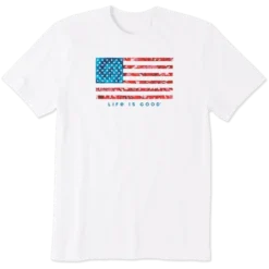 Men's Tie Dye Flag Crusher Tee