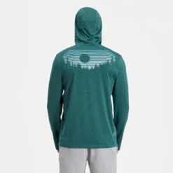 Men's Treeline Vista Active Hooded L/S Tee