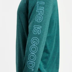 Men's Treeline Vista Active Hooded L/S Tee 11 Men's Treeline Vista Active Hooded L/S Tee -One Family Clothing Mens Treeline Vista Active Hooded LS Tee 80856 4 lg