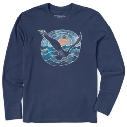 Men's Trippy Osprey Long Sleeve Crusher-LITE Tee