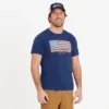 Men's Yankee Doodle Flag Textured Slub Tee