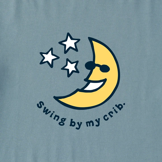 Baby Swing By My Crib Crusher Bodysuit 2 Baby Swing By My Crib Crusher Bodysuit - Image 2