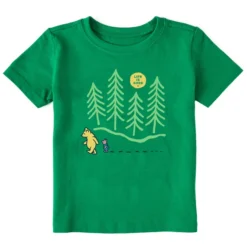 Toddler Winnie Hiking Through The WoodsCrusher Tee