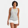 Women's 365 Palm Trees Sleeveless High-Low Crusher Tank