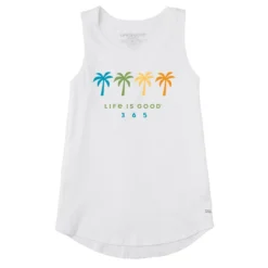 Women's 365 Palm Trees Sleeveless High-Low Crusher-LITE Tank