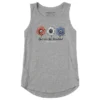 Women's America The Beautiful Sunflowers Sleeveless High-Low Crusher-LITE Tank