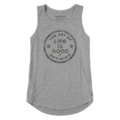 Women's Art Of Optimism Pencil High-Low Crusher-LITE Tank
