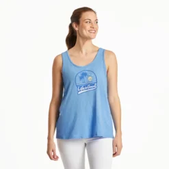 Women's Ballyard Beach Textured Slub Tank