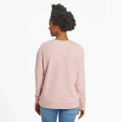 Women's Be Kind Spectrum Simply True Fleece Crew 7 Women's Be Kind Spectrum Simply True Fleece Crew -One Family Clothing Womens Be Kind Spectrum Simply True Fleece Crew 81137 3 lg