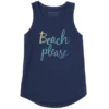 Women's Beach Please Sleeveless High-Low Crusher-LITE Tank