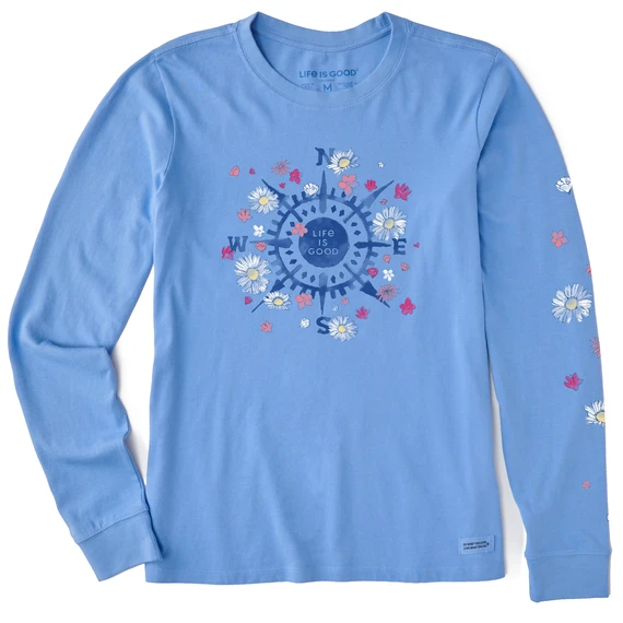 Women's Beauty In All Directions Long Sleeve Crusher Tee 1 Women's Beauty In All Directions Long Sleeve Crusher Tee