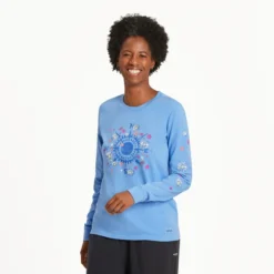 Women's Beauty In All Directions Long Sleeve Crusher Tee 6 Women's Beauty In All Directions Long Sleeve Crusher Tee -One Family Clothing Womens Beauty in All Directions Long Sleeve Crusher Tee 89347 3 lg