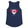 Women's Canada Heart Of Hearts Sleeveless High-Low Crusher-LITE Tank