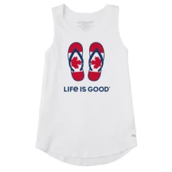Women's Canadian Flip Flops Sleeveless High-Low Crusher-LITE Tank